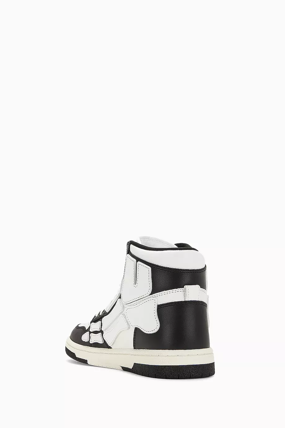 Buy Amiri White Skeleton High-top Sneakers in Nubuck Leather For