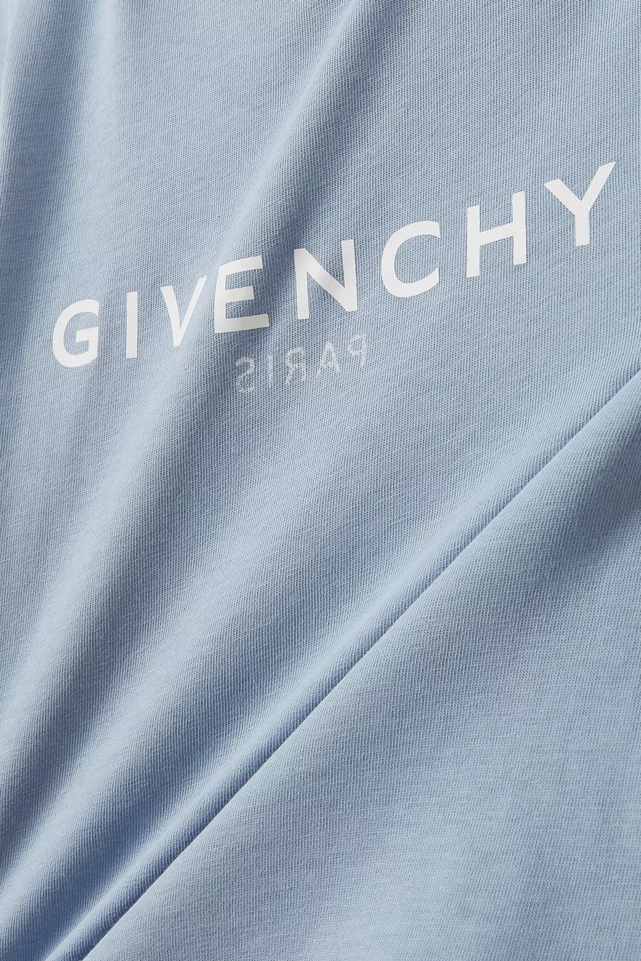 Givenchy blue distressed t shirt best sale