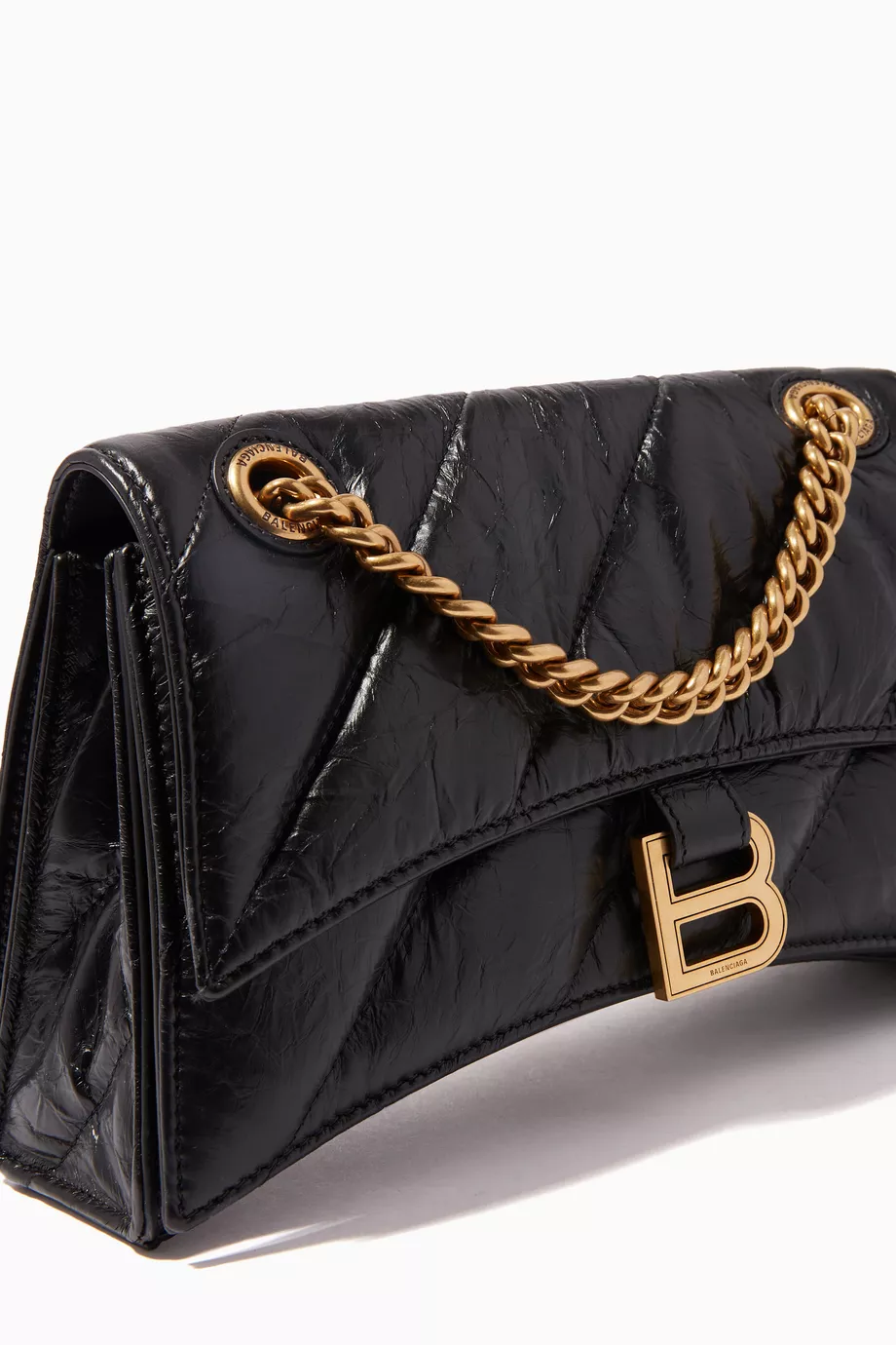 Buy Balenciaga Black Crush Small Chain Bag in Quilted
