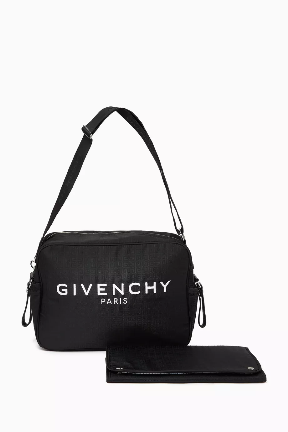 Buy Givenchy Black Logo Print Jacquard Changing Bag in Leather For UNISEX Online Ounass Saudi