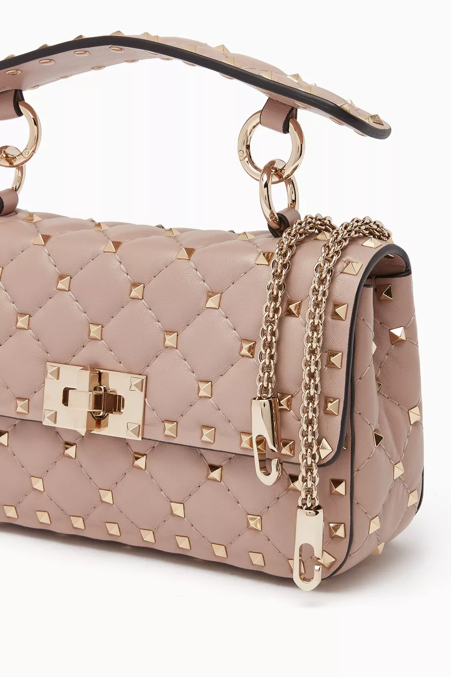 Valentino rockstud bag nude cheap
