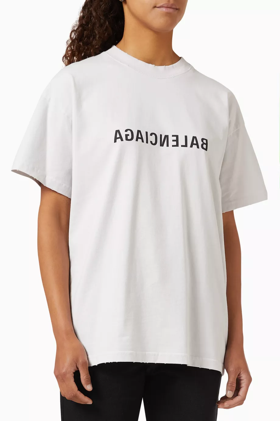 ハンサム度がアップする【BALENCIAG】Mirror Logo T-Shirt ハンサム度がアップする【BALENCIAG】Mirror Logo T-Shirt