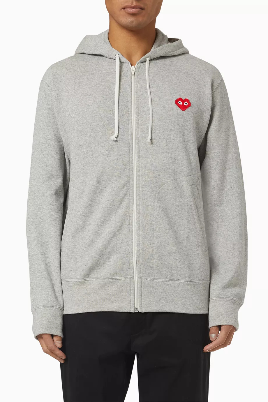 Comme des garcons play heart appliqué track jacket clearance