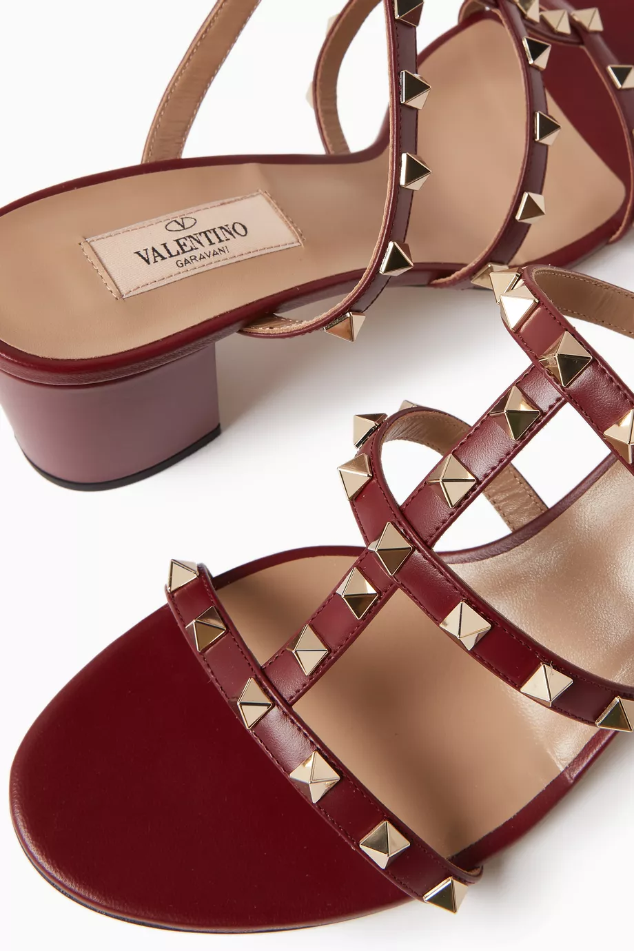 【送料&関税込】RED Valentino Leather Slide Sandals Leather sandal Red Valentino Garavani Black size 9.5 US in