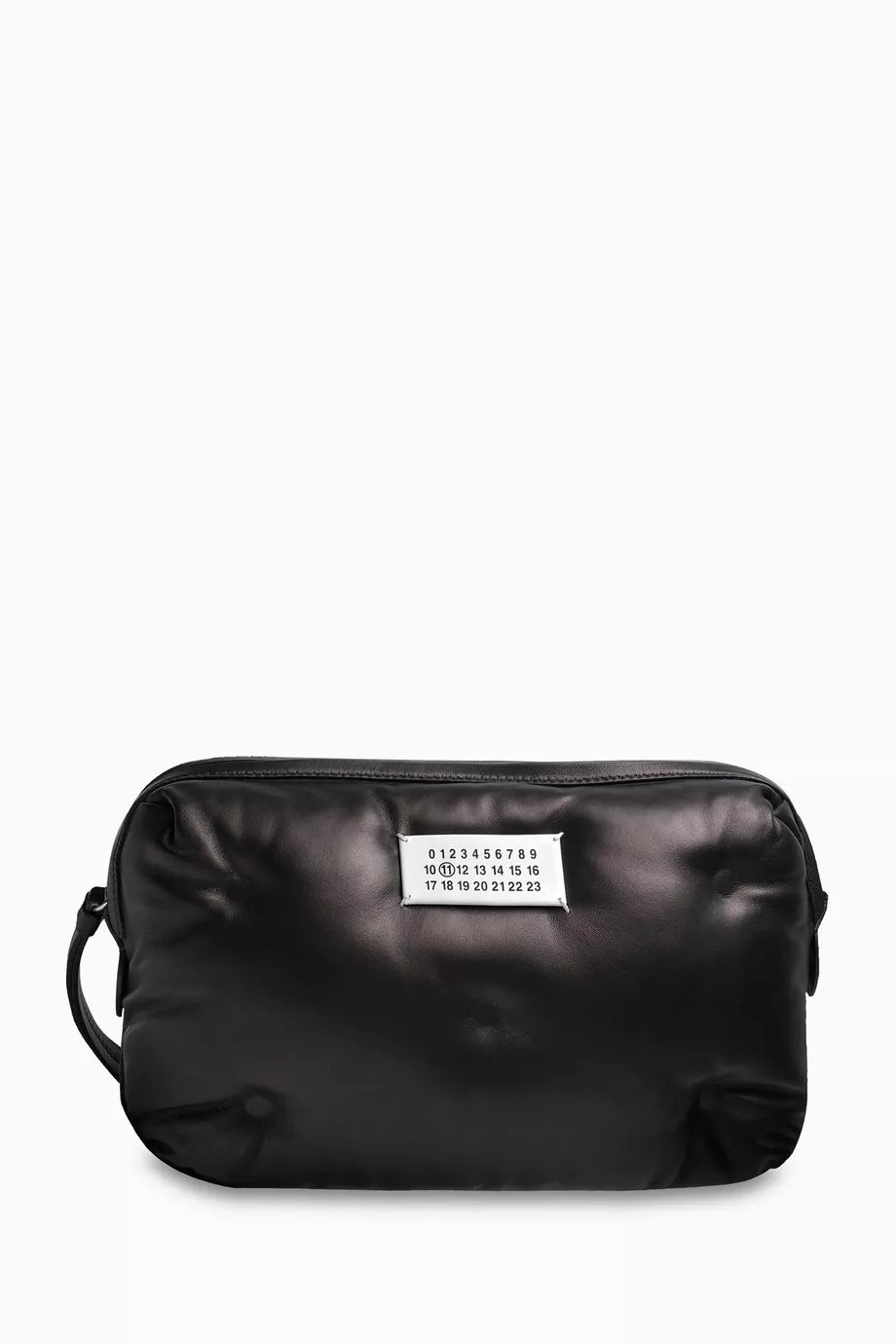 Buy Maison Margiela Black Glam Slam Camera Bag in Leather