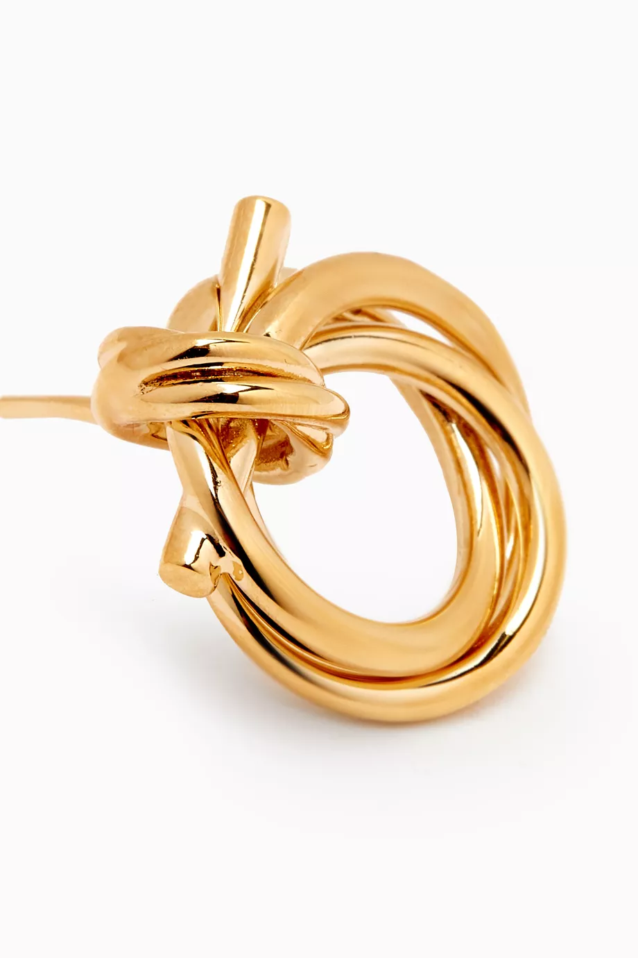 ★FERRAGAMO★ Twisted Gancini Earrings Gold 760671765593 760 Twisted Gancini earrings - Women | Ferragamo