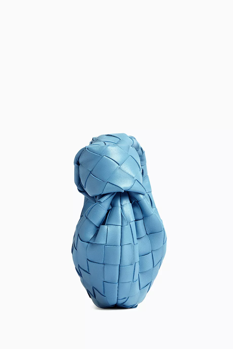 Buy Bottega Veneta Blue Micro Candy Jodie Top Handle Bag in