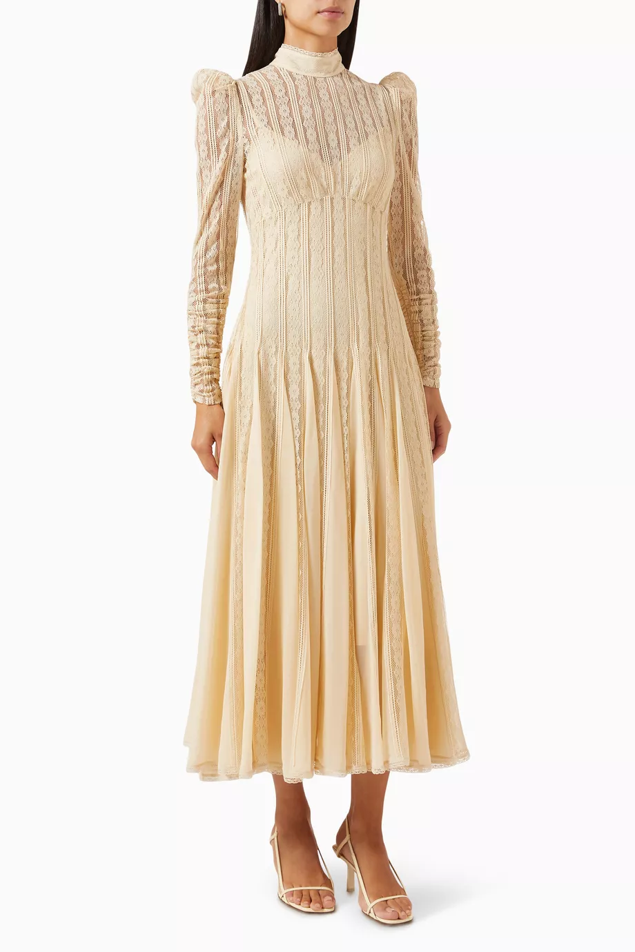 zimmermann wonderland lace midi dress Zimmermann Wonderland Lace Frill Dress
