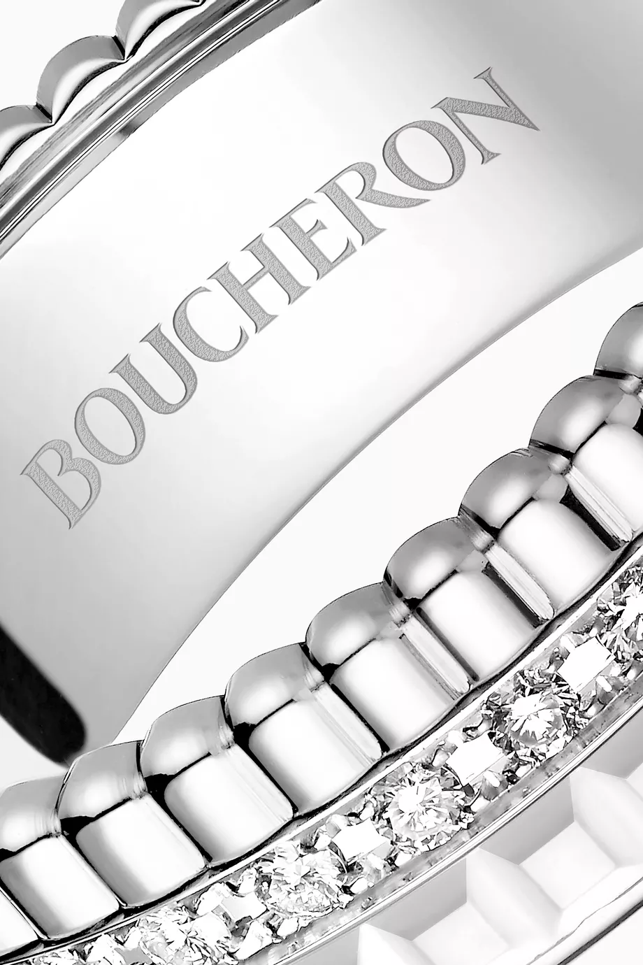 Buy Boucheron Silver Small Quatre White Edition Diamond Ring 18kt White Gold For Women Online Ounass Saudi
