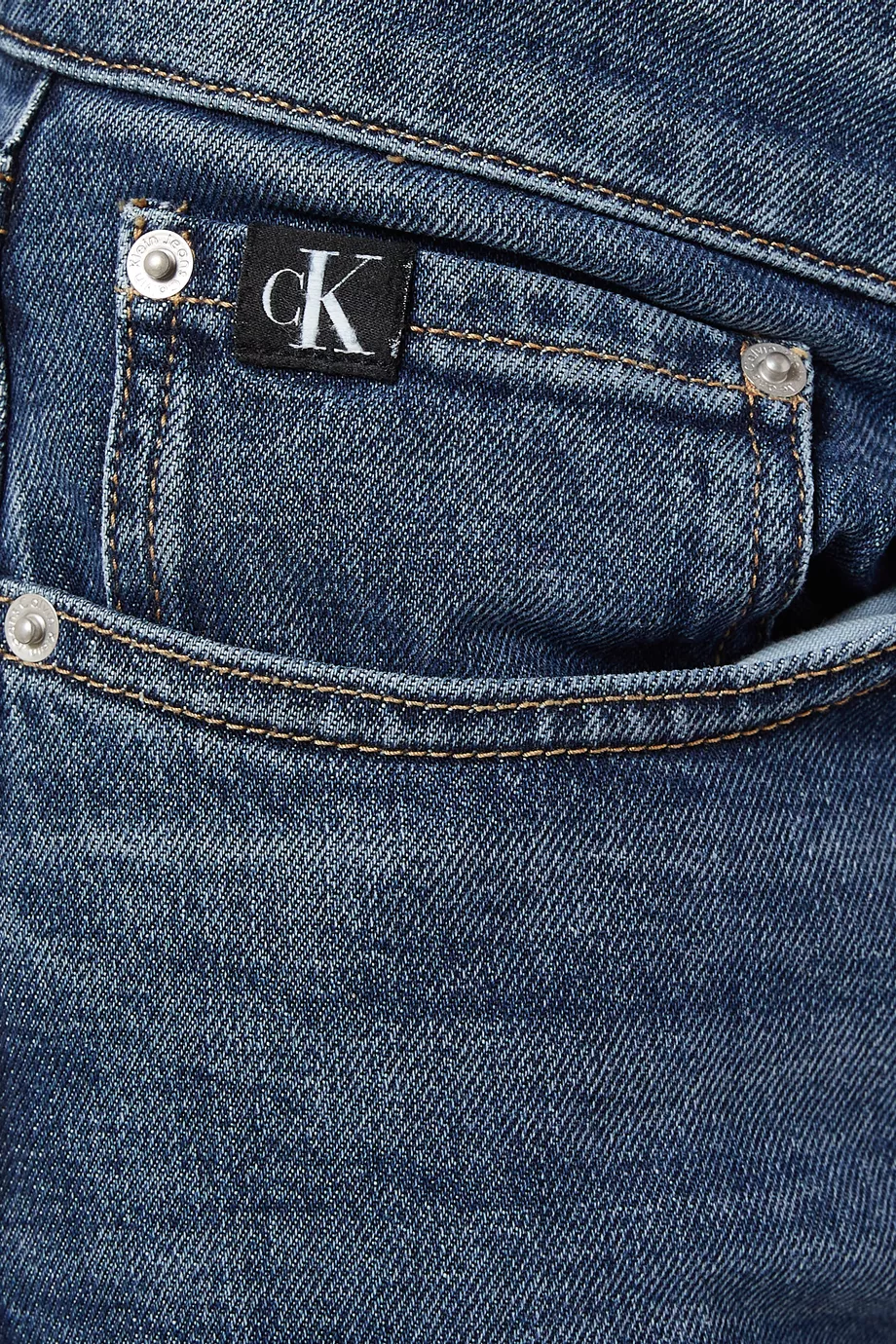 Buy Calvin Klein Jeans Blue Slim-fit Tapered Jeans For Men Online