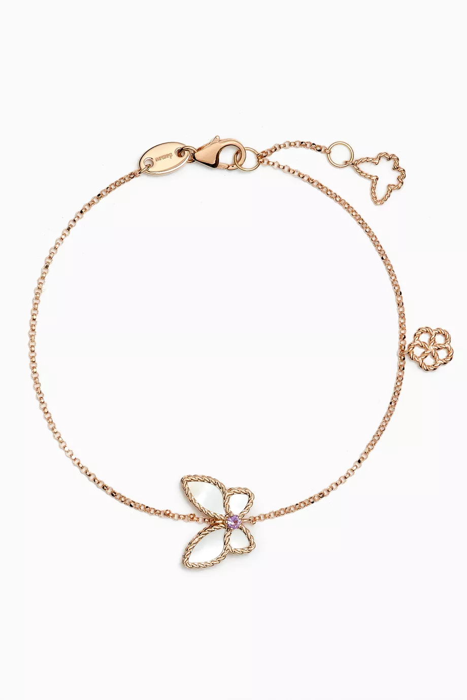 Buy Damas Rose Gold Farfasha Petali del Mare Butterfly Amethyst - Main Image