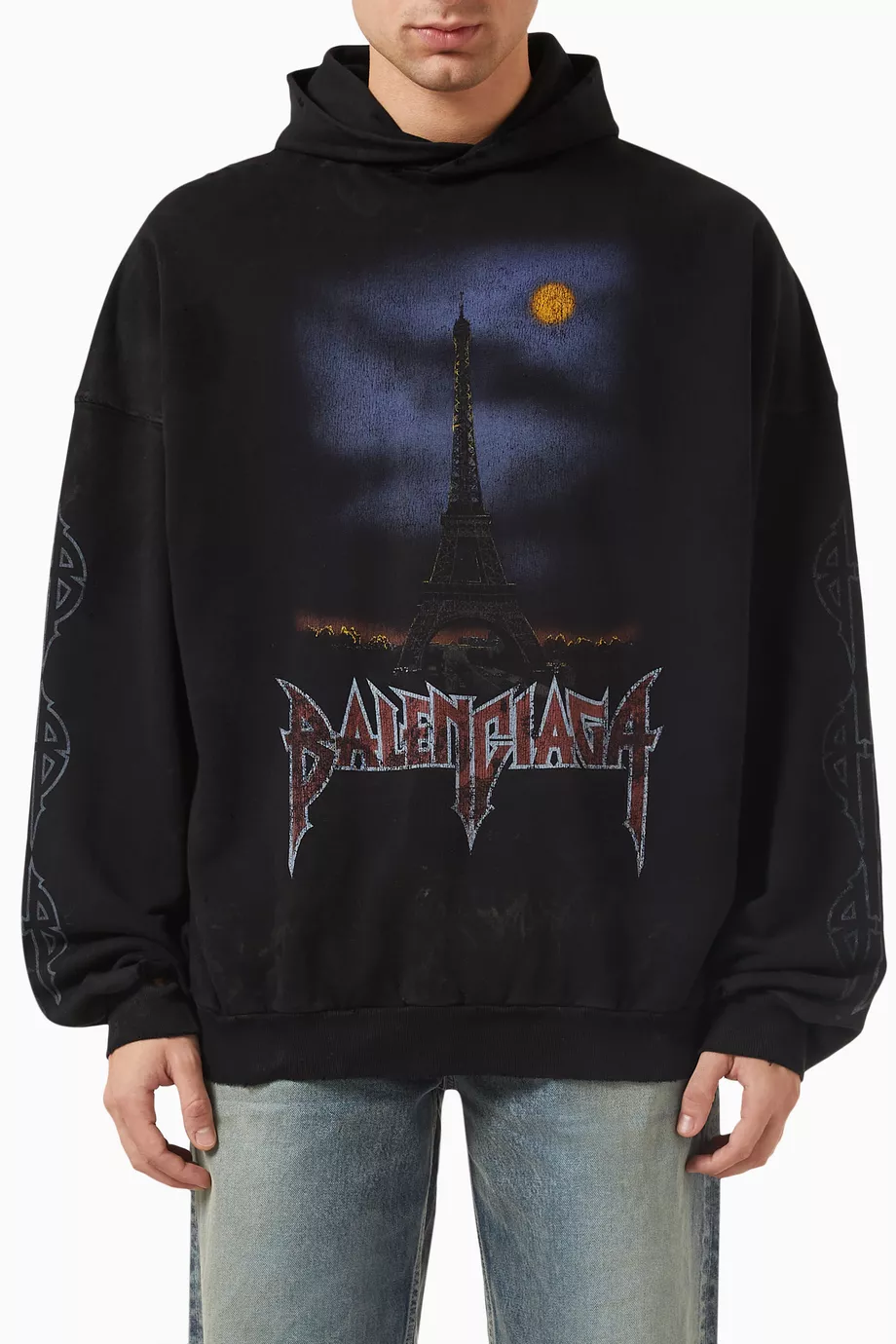 パーカー・フーディ BALENCIAGA SURFER ROUND OVERSIZE HOODIE UNISEX Balenciaga Surfer Round Oversized Hoodie | Saks Fifth Avenue