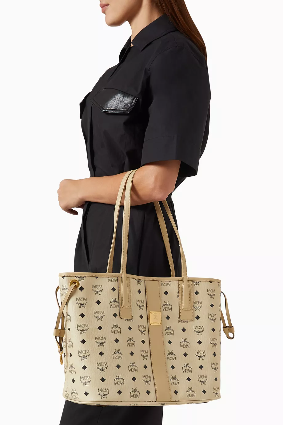 Mcm medium tote on sale