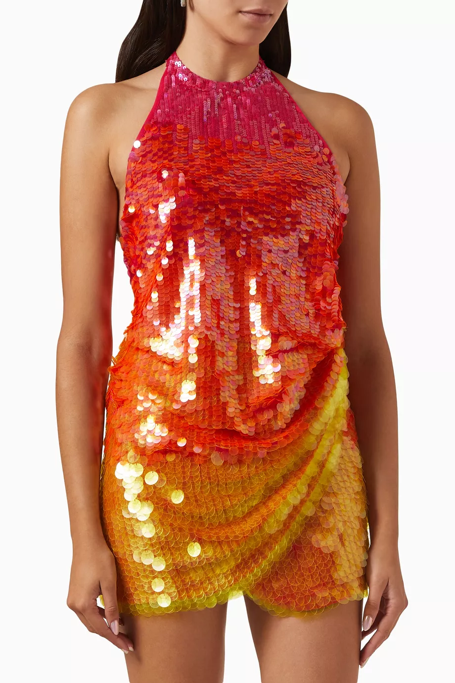 ronny kobo sequin halter mini dress Ronny Kobo Jo Sequin Dress