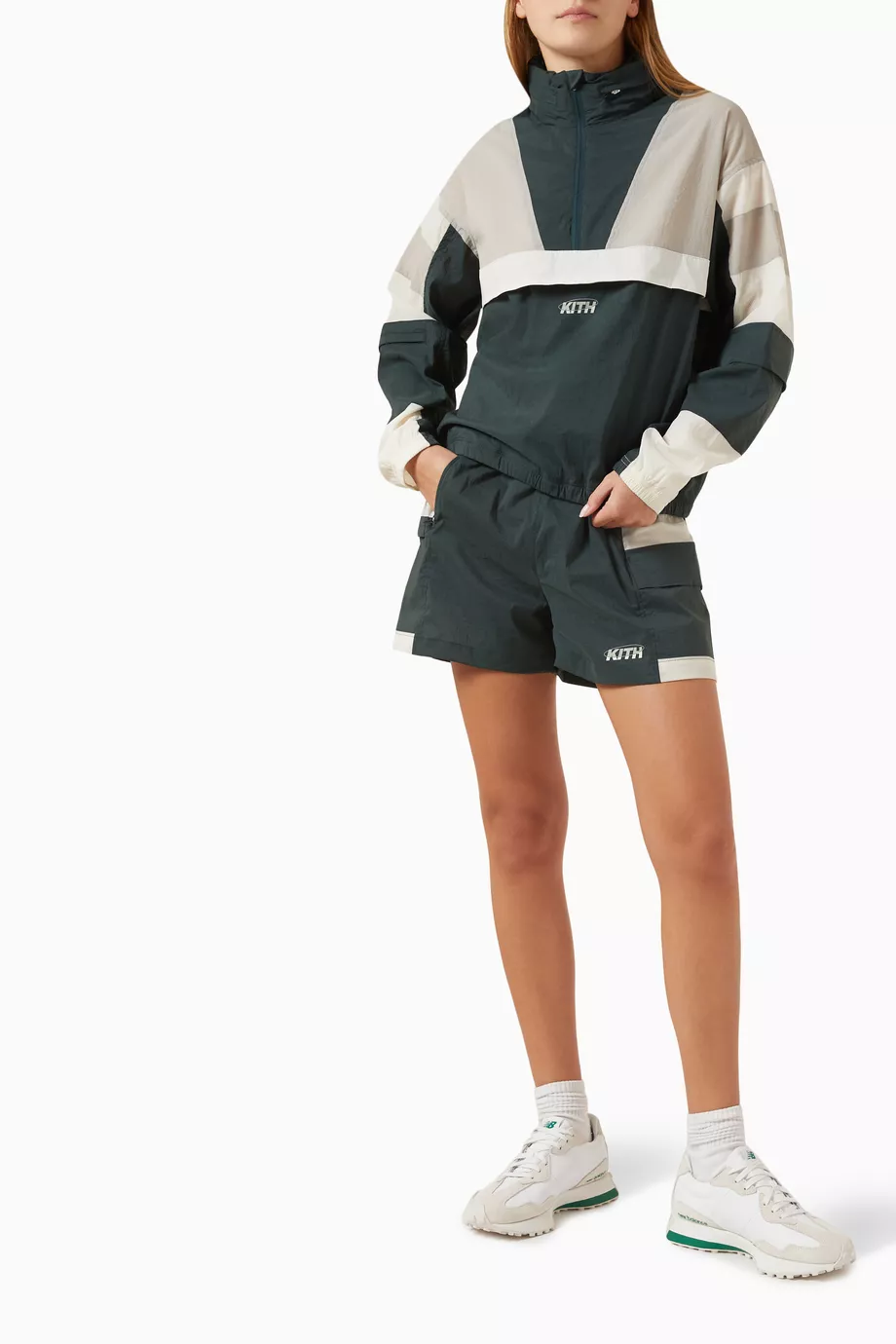 kith women's half zip nylon jacket Mサイズ kith women´s half zip nylon jacket Mサイズ