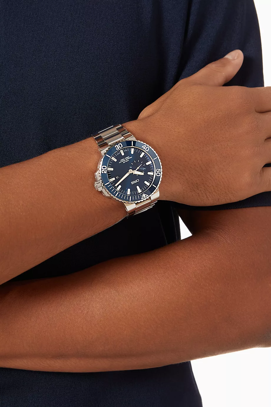 Buy Oris Blue Aquis Small Second, Date Automatic Watch, For