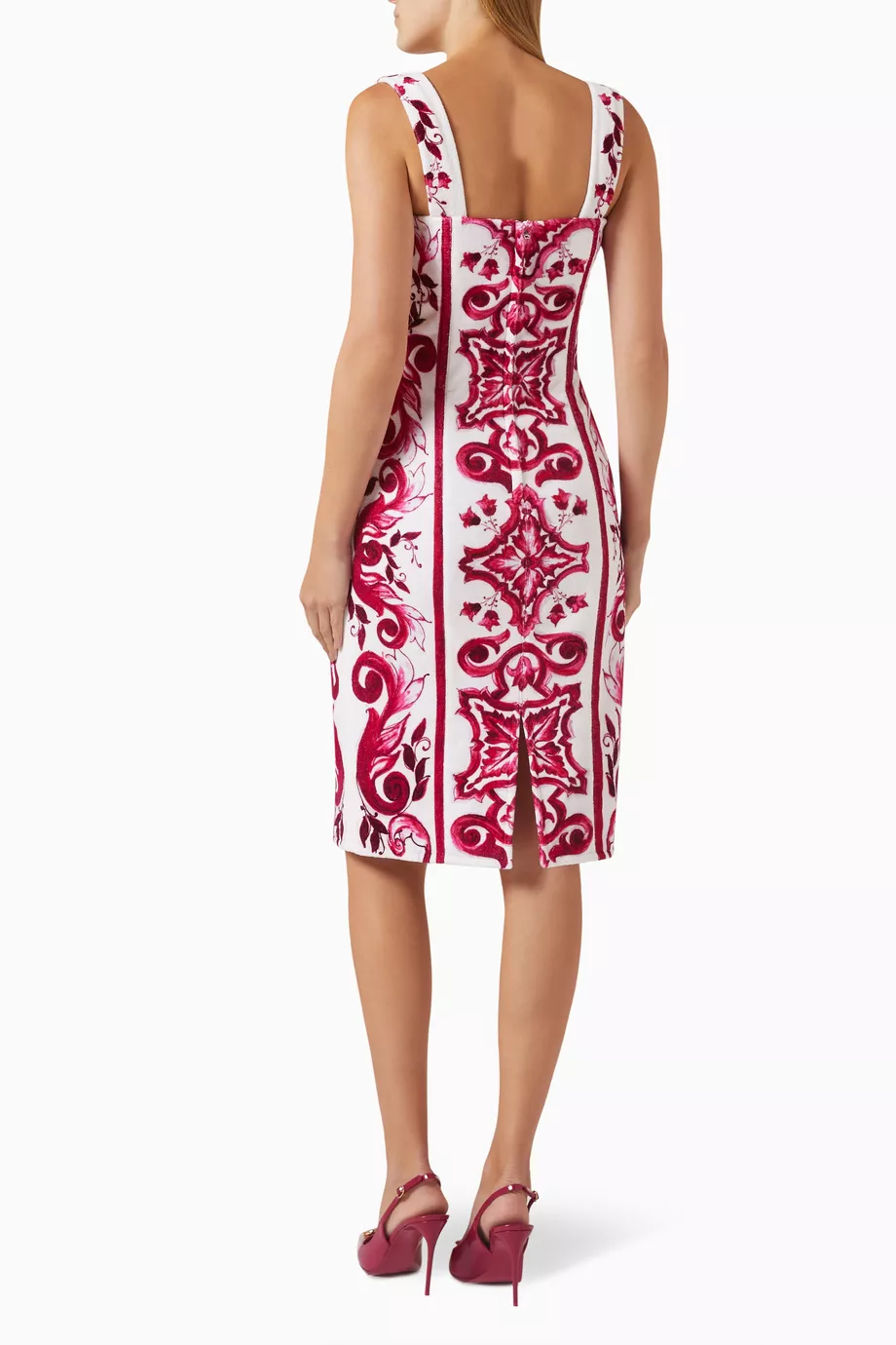 strapless open back dress Short Claire Dress by BERNADETTE