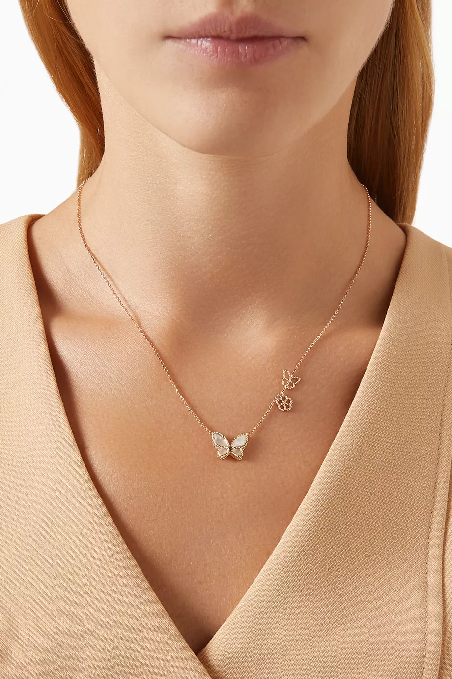 Fashion Necklace Butterfly Choker Forever 21 925 Sterling Silver