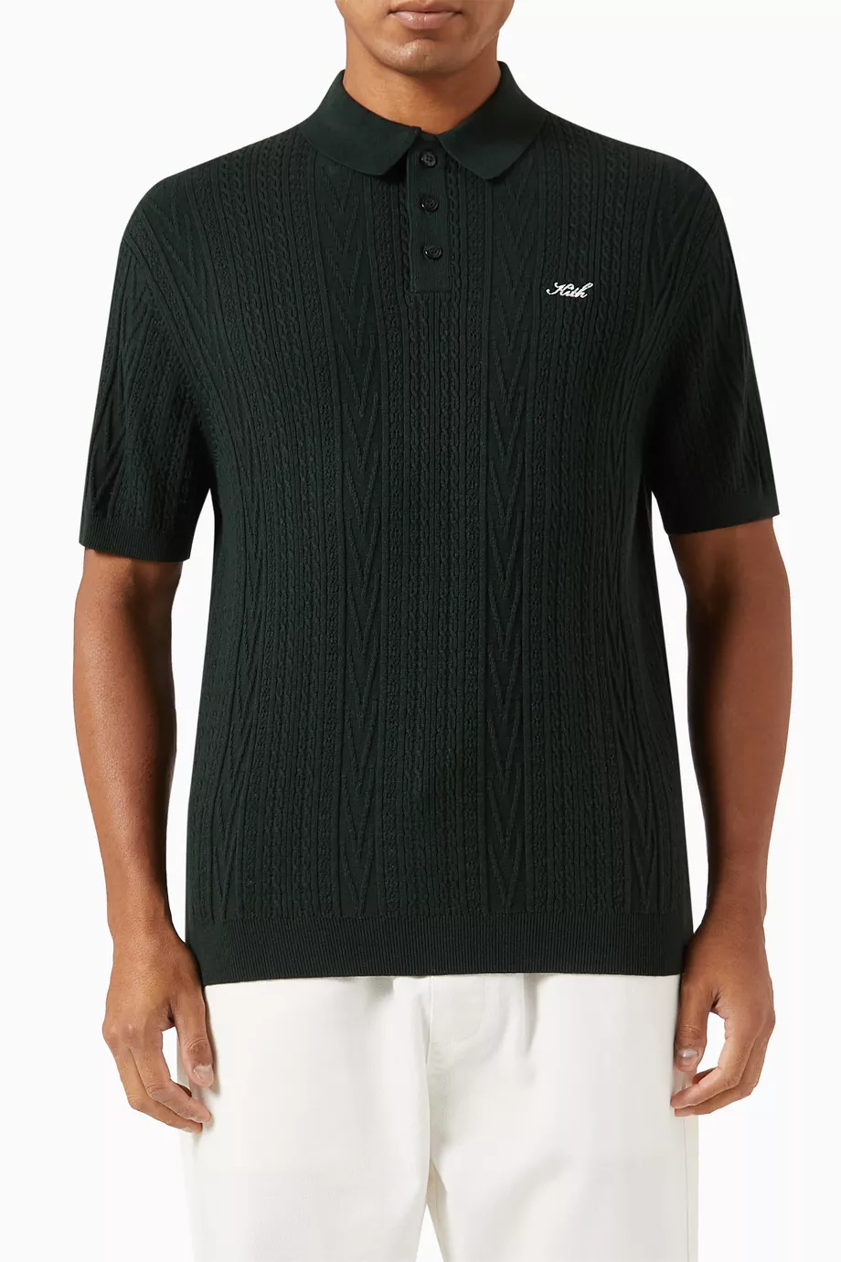 Buy Kith Green Tilden Polo T-shirt For Men Online | Ounass Saudi