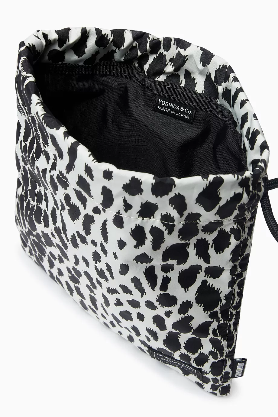 Buy WACKO MARIA White Leopard-print Shoulder Pouch in Nylon For