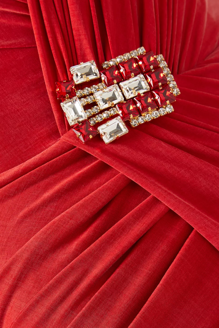 【★完売必至★】ELISABETTA FRANCHI ☆ リブドレス Elisabetta Franchi metal earrings with rhinestones for women
