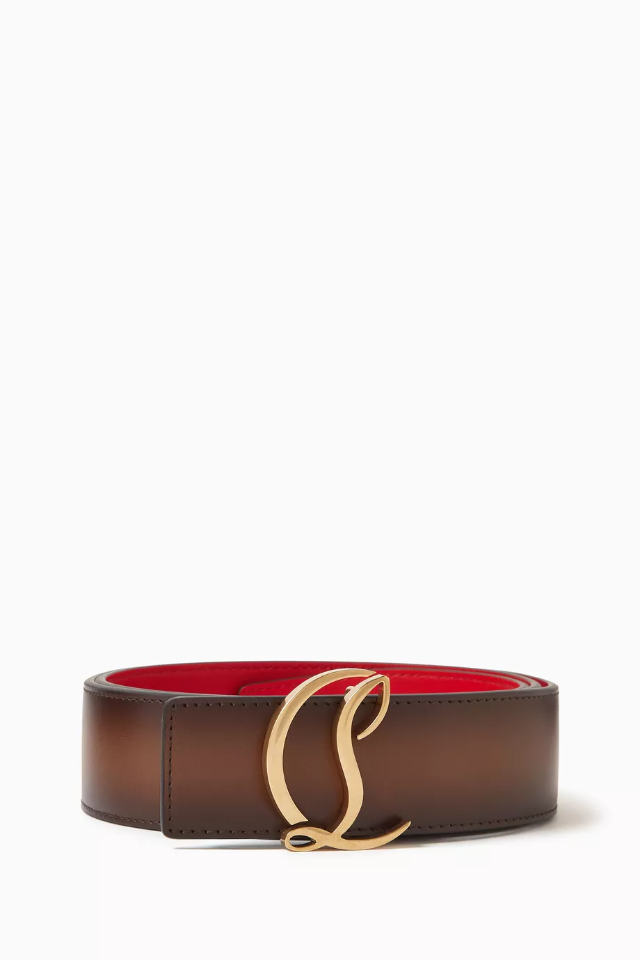 Louboutin mens belt outlet