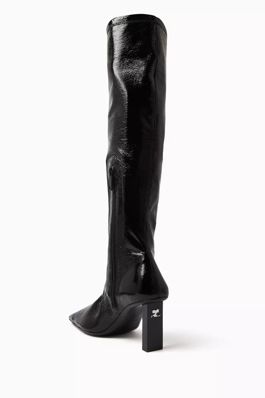 Vinyl boots knee high 2025