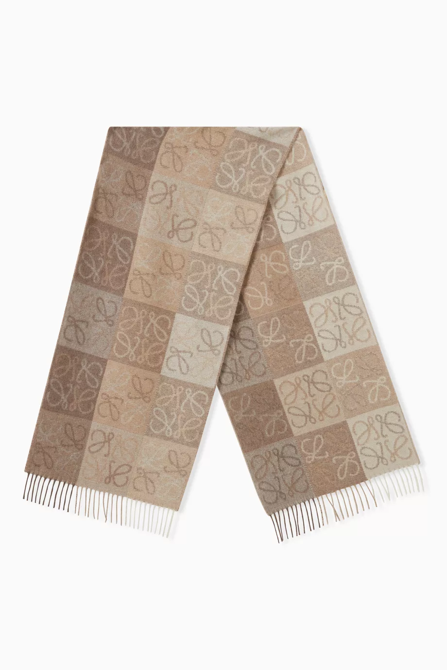 LOEWE 23K 18S SCARF WHITE（Shop LOEWE Scarves for Women