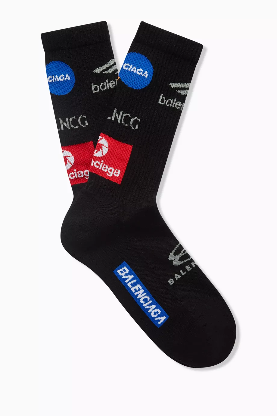 Sock Reebok X Balenciaga Buy Balenciaga Black Top League Socks In