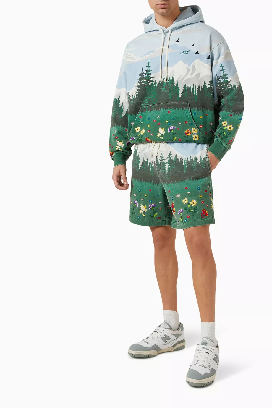 KITH キス Scenic Fleece Nelson Hoodie フーディー パーカー Buy Kith Multicolour Scenic Nelson Hoodie in Cotton-fleece