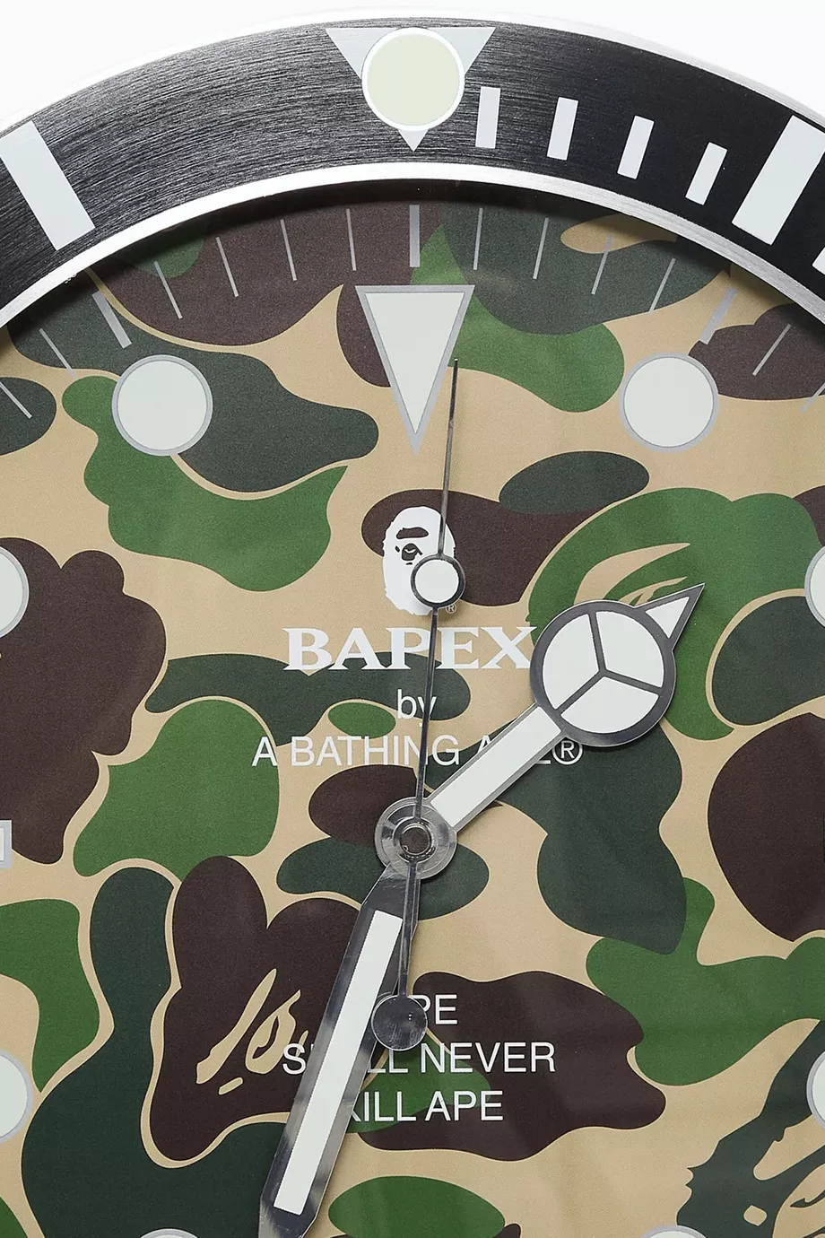 Buy A Bathing Ape Multicolour ABC Camo Bapex Wall Clock For