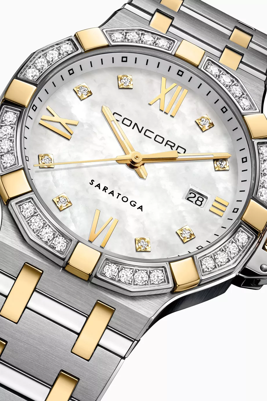 Concord saratoga diamond watch top