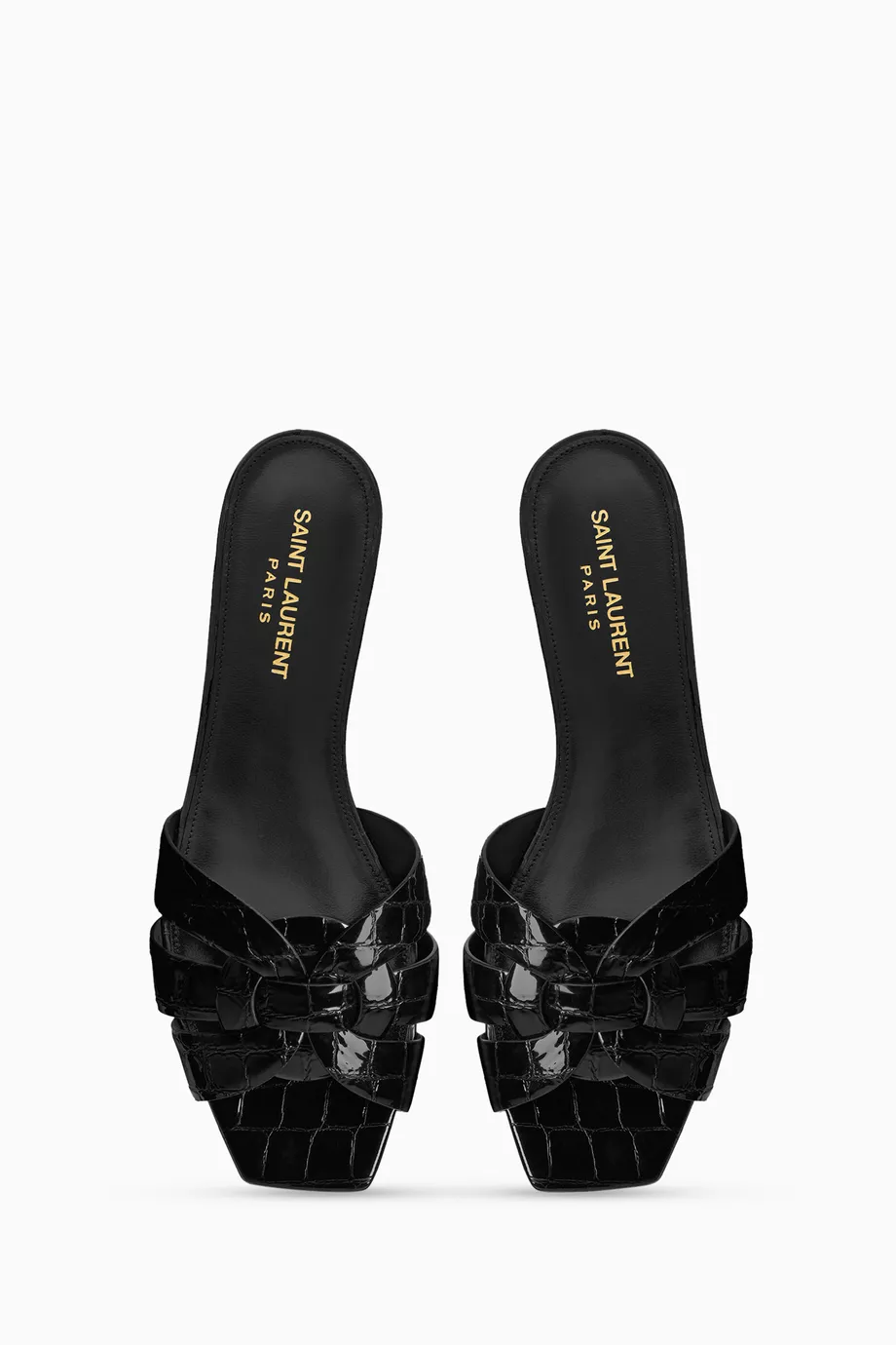 Ysl flat sandals sale hot sale