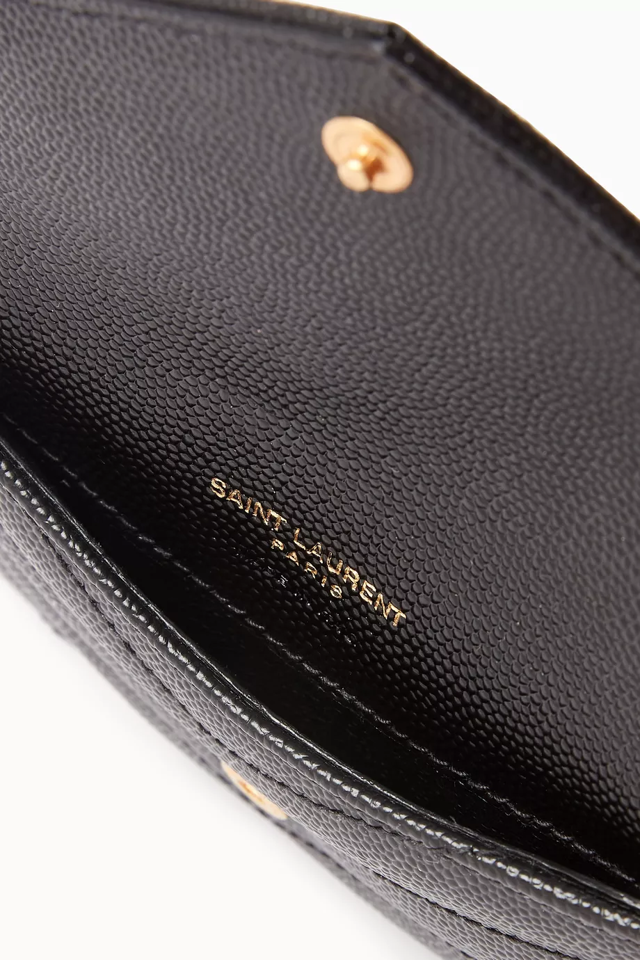 Buy SAINT LAURENT Black Cassandre Matelassé Fragments Flap