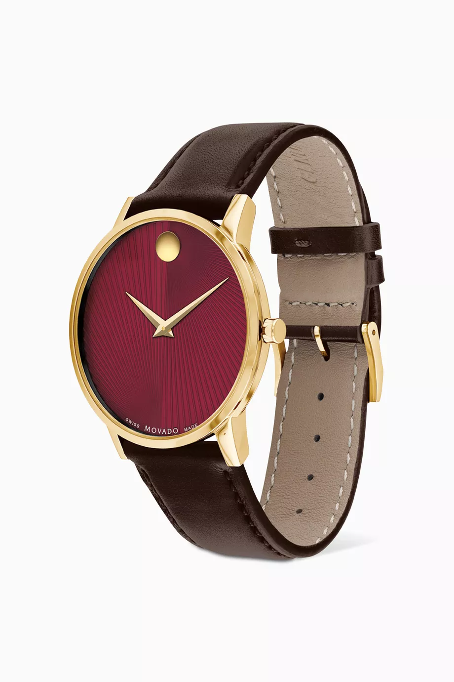 Buy Movado Red Museum Classic Quartz Watch 40mm For Men Online Ounass Saudi