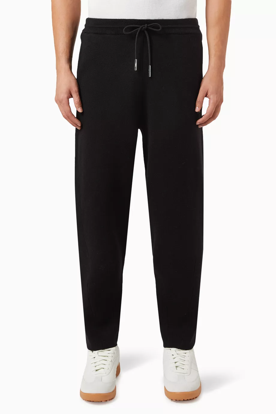 注目の Buy Kith Black Knit Hudson Sweatpants in Viscose-blend For パンツ