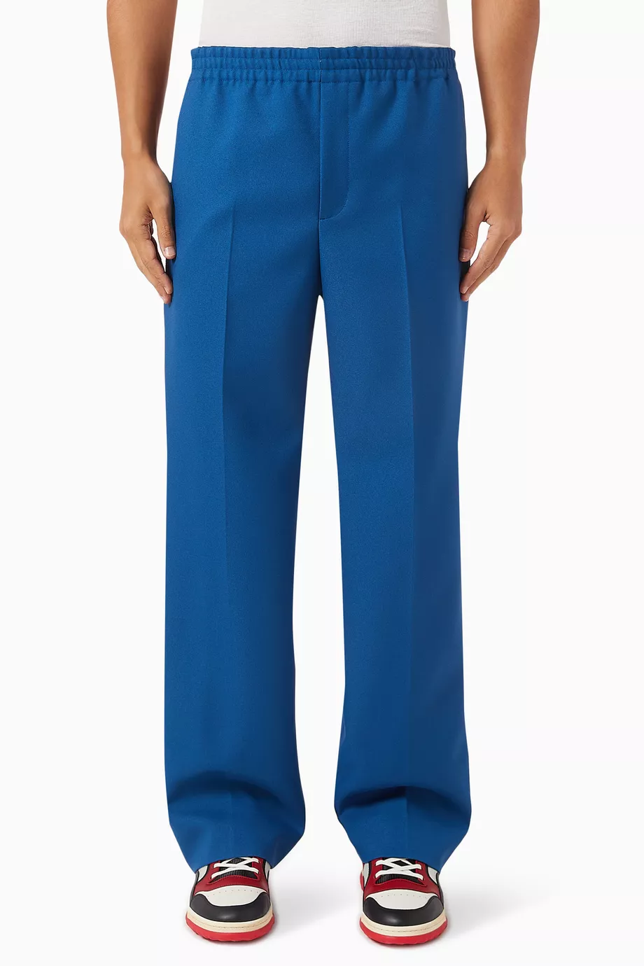 Buy Gucci Blue Fluid Drill Trousers For Men Online | Ounass Saudi