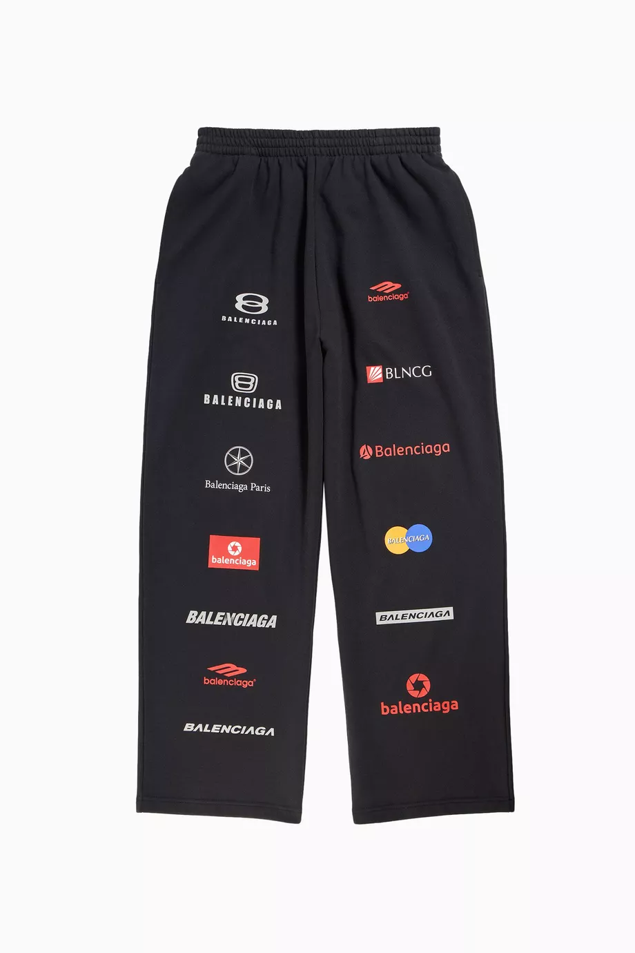 Buy Balenciaga Black Unisex Top League Baggy Sweatpants in Cotton 