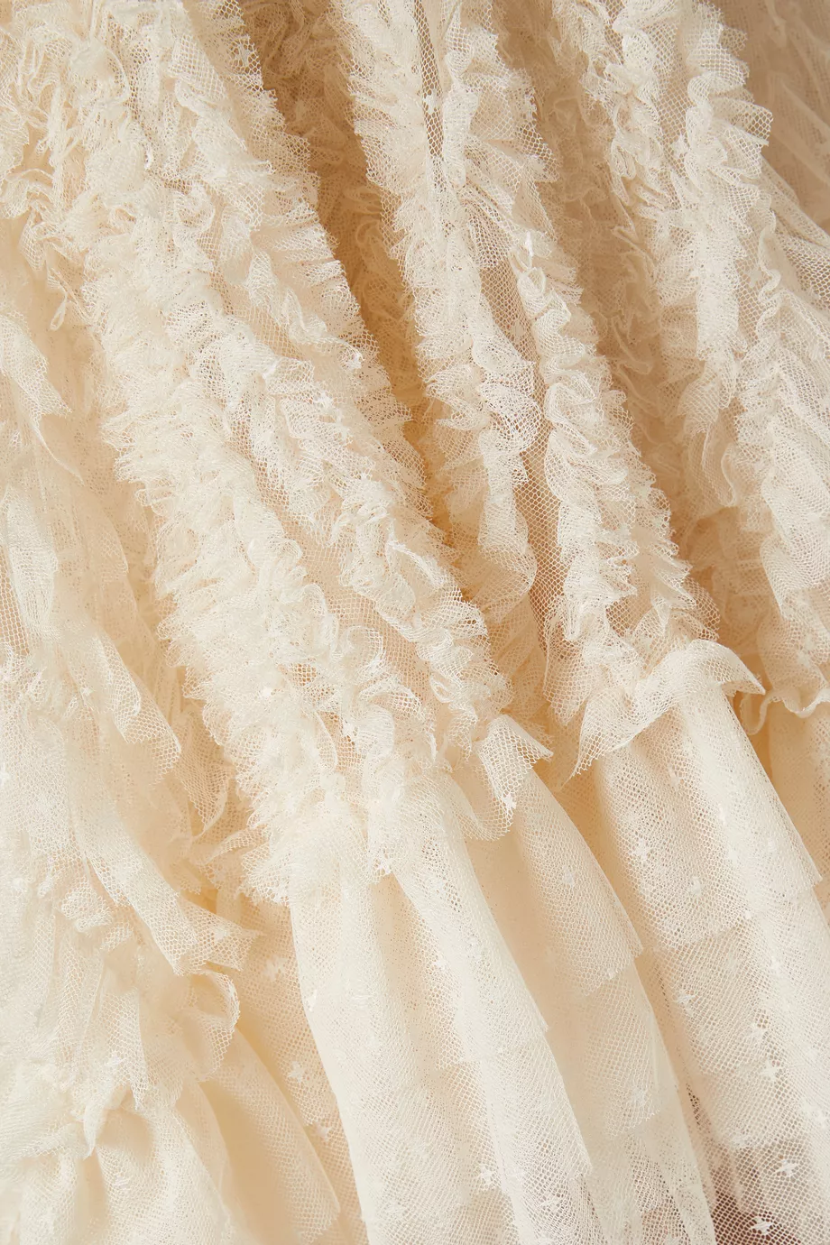 Buy Needle & Thread Neutral Mia Strapless High-low Maxi