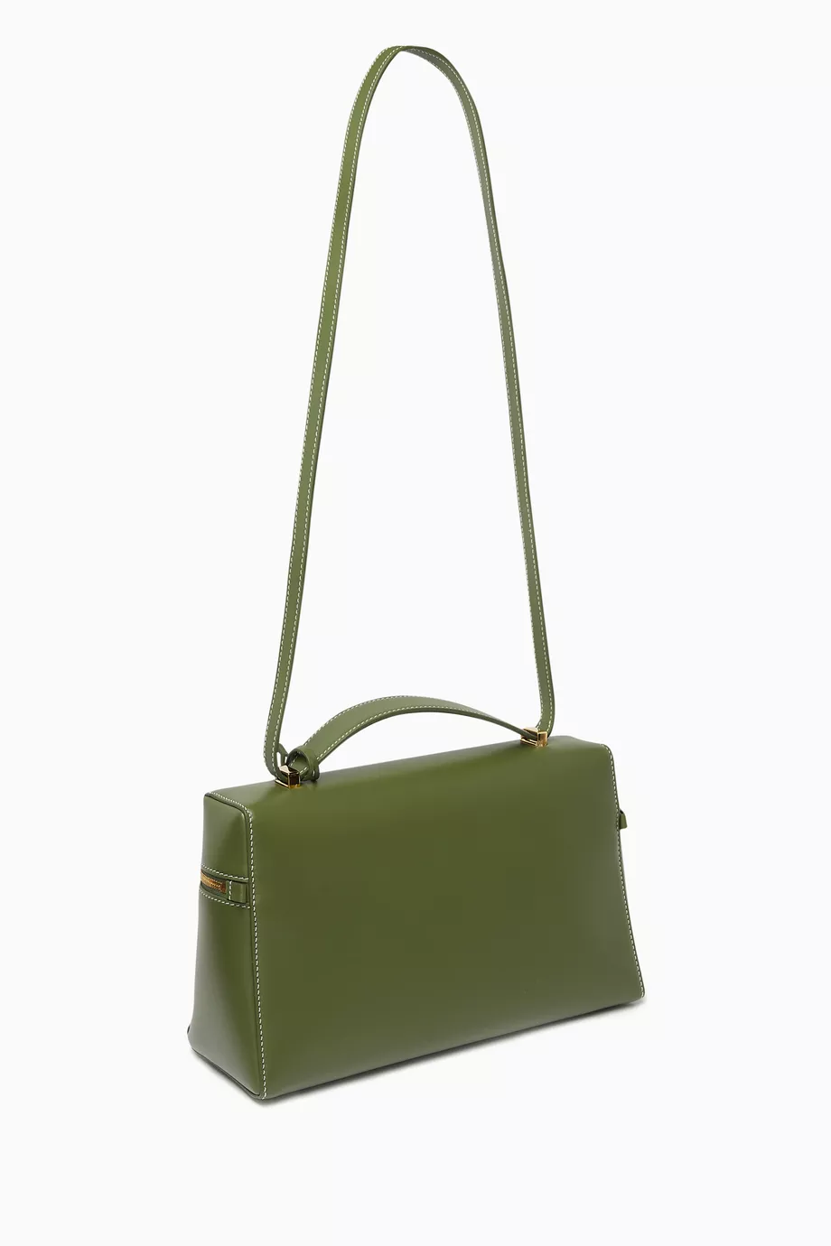 Buy Loro Piana Green Extra Pocket L27 Bag in Leather For Women