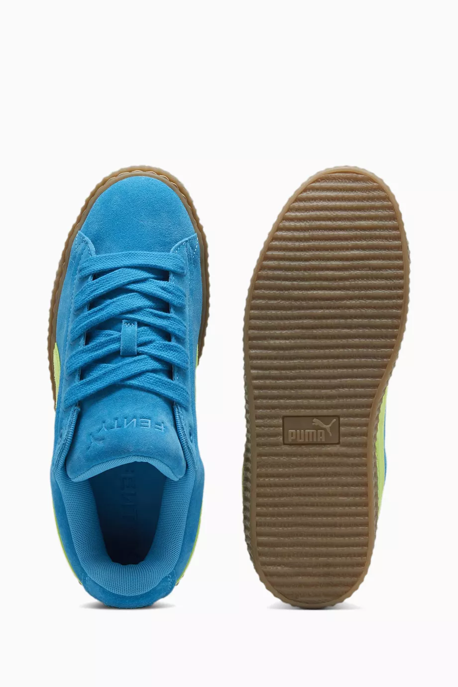 Buy Puma Blue x Fenty Creeper Phatty Low top Sneakers in Suede For Women Online Ounass Saudi