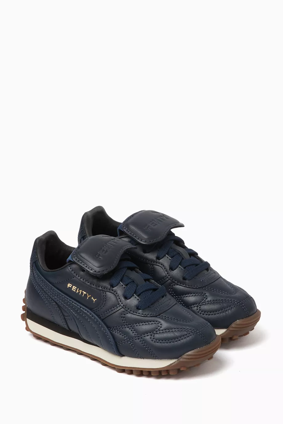 Buy Puma Blue x Fenty Avanti Low top Sneakers in Leather For UNISEX Online Ounass Saudi