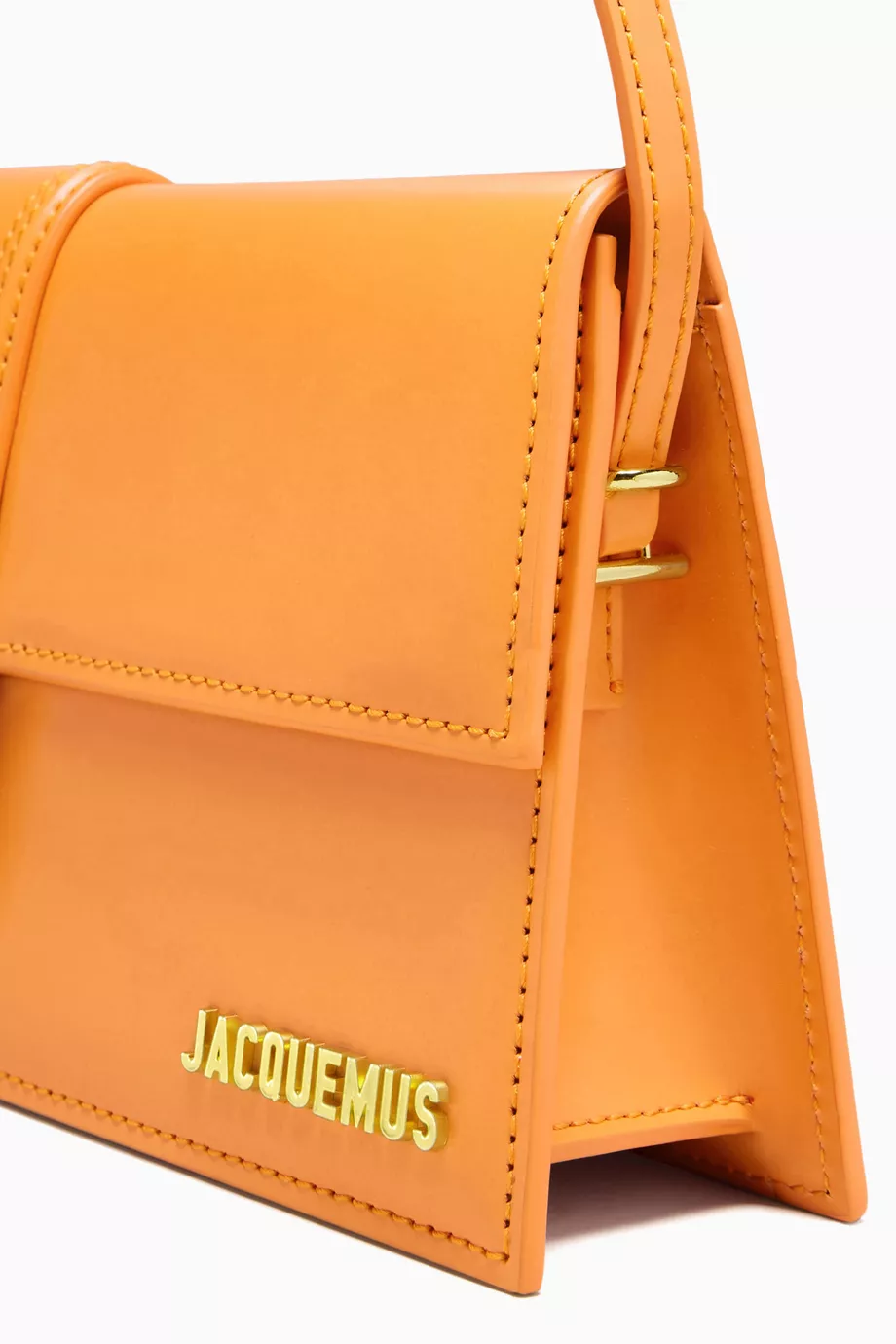Buy Jacquemus Orange Le Bambino Long Shoulder Bag in Smooth Leather For Women Online Ounass Saudi
