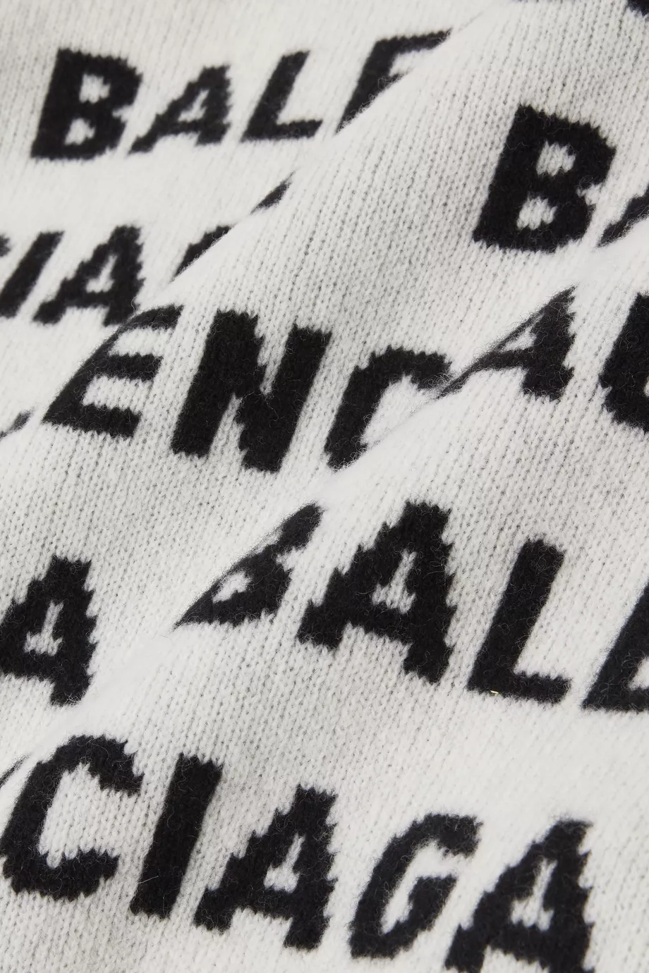 Buy Balenciaga White Logo Sweatshirt in Wool Knit For Girls Online Ounass Saudi