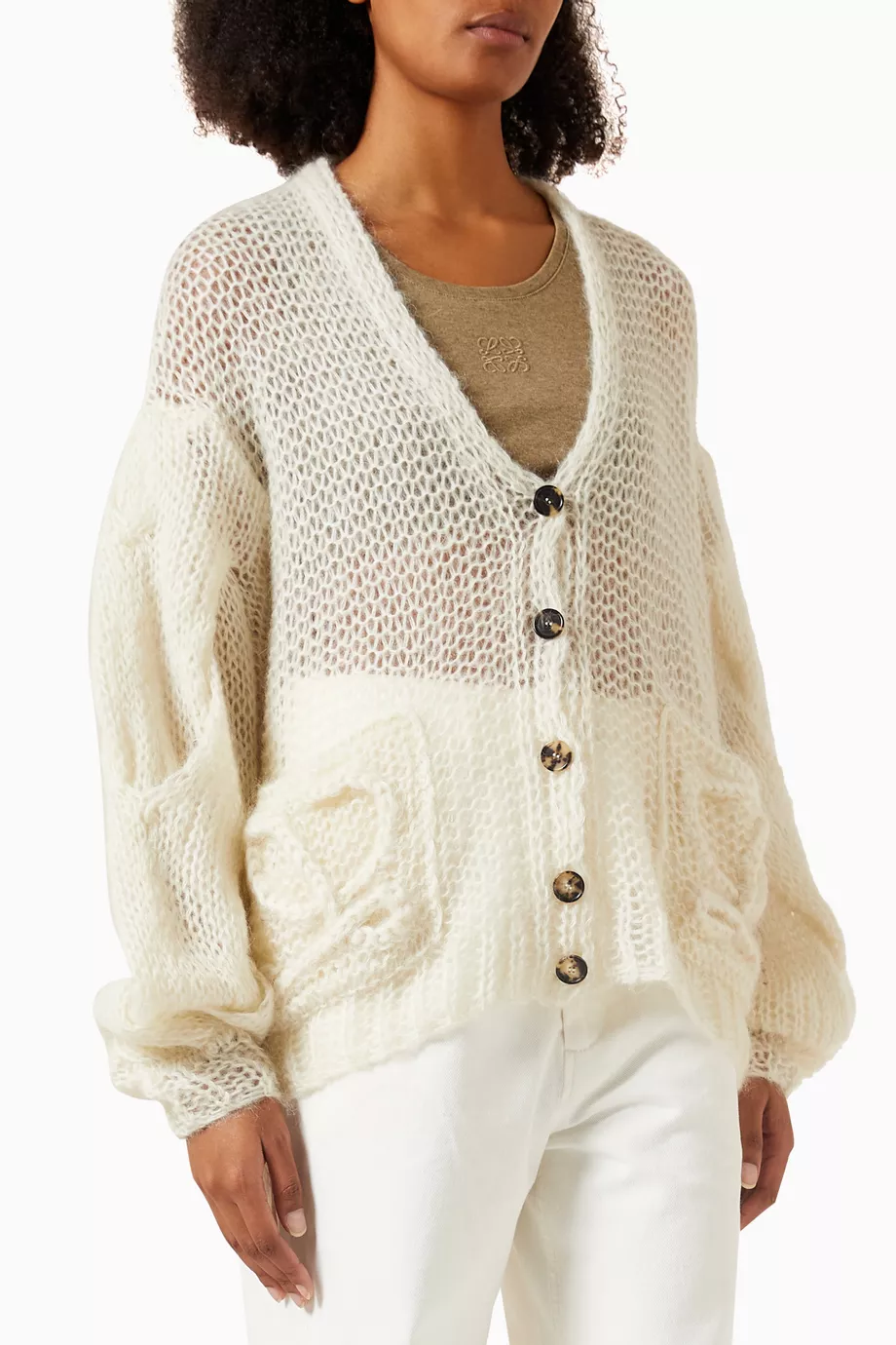 【新品】LOEWE ANAGRAM EMBROIDERY CARDIGAN Item detail
