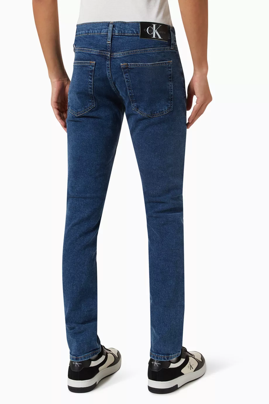 Buy Calvin Klein Jeans Blue Slim fit Jeans in Denim For Men Online Ounass Saudi