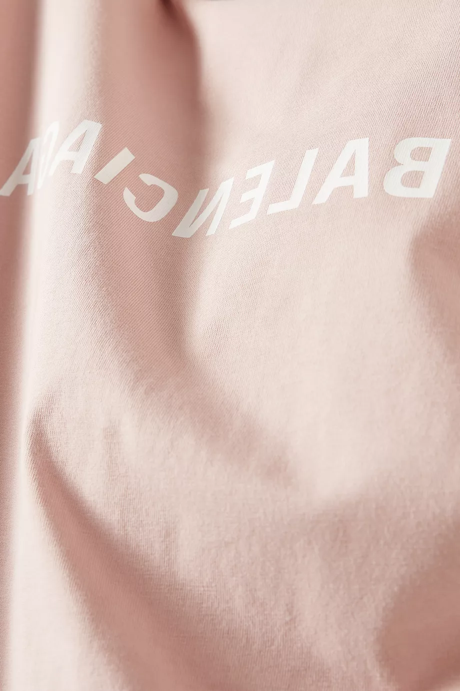 Buy Balenciaga Pink Unisex Mirror Logo Medium Fit T-shirt in