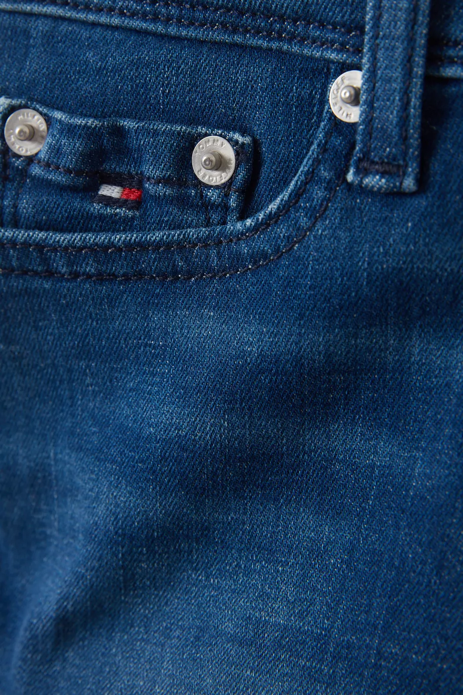 Buy Tommy Hilfiger Blue Scanton Slim-fit Jeans in Cotton For Boys