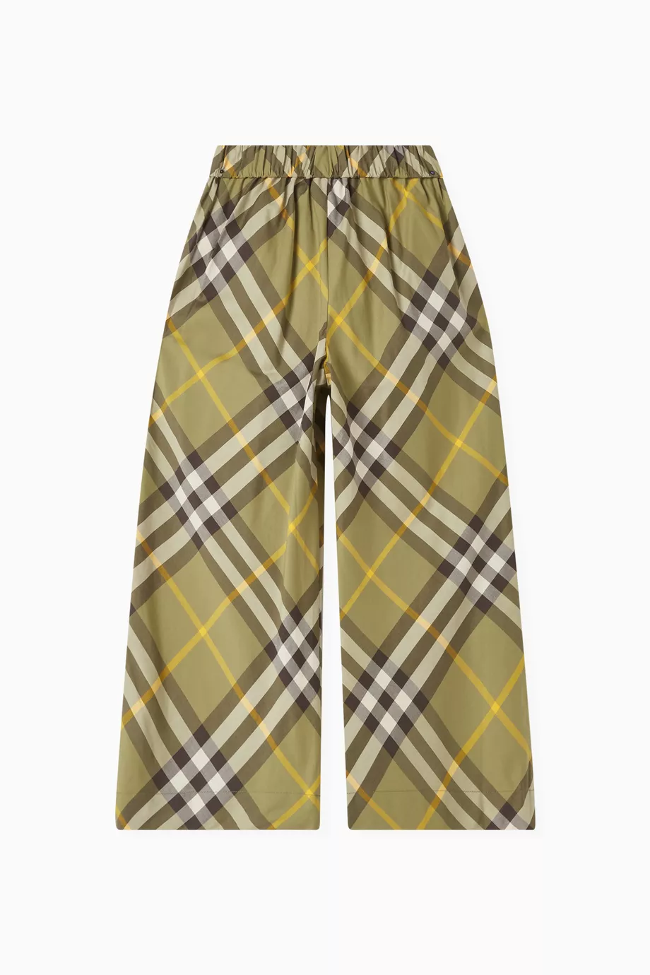 Burberry vintage check drawcord trousers clearance