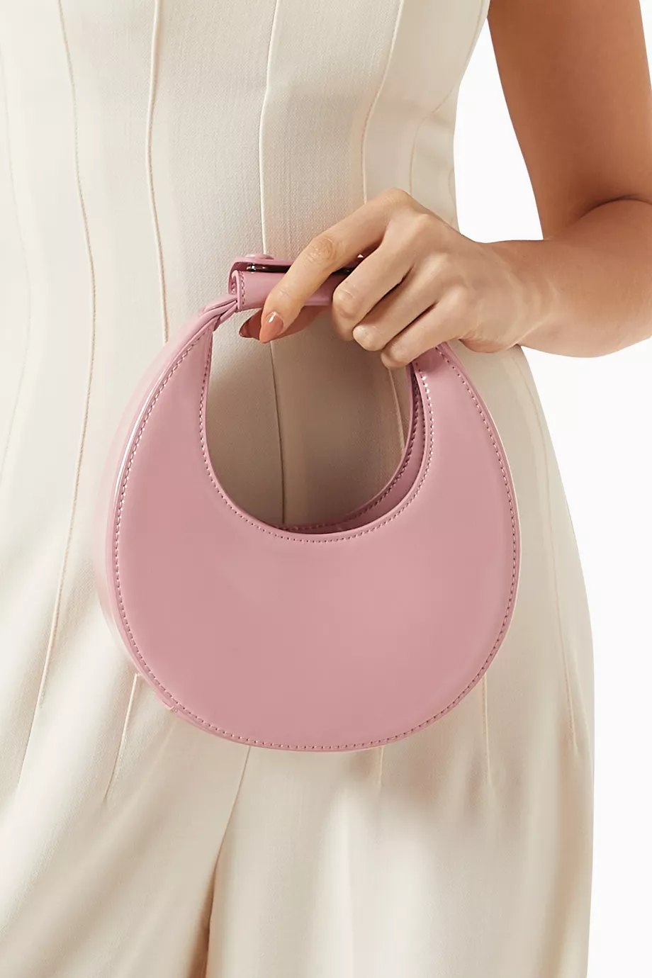 Staud moon bag raspberry hot sale